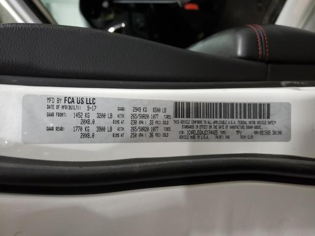2018 DODGE DURANGO GT 1C4RDJDGXJC174425