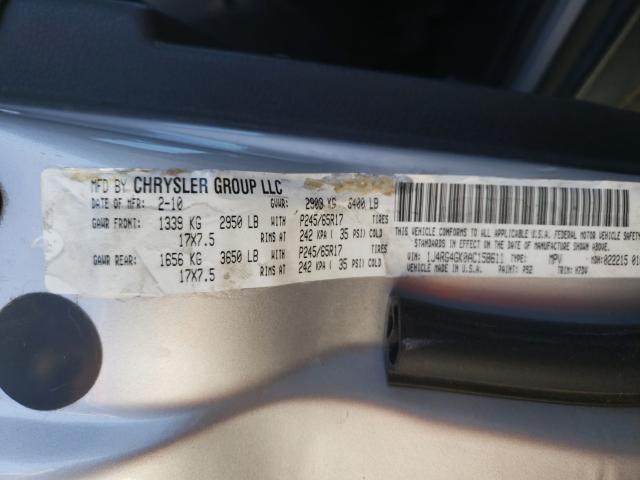 2010 JEEP COMMANDER 1J4RG4GK0AC158611