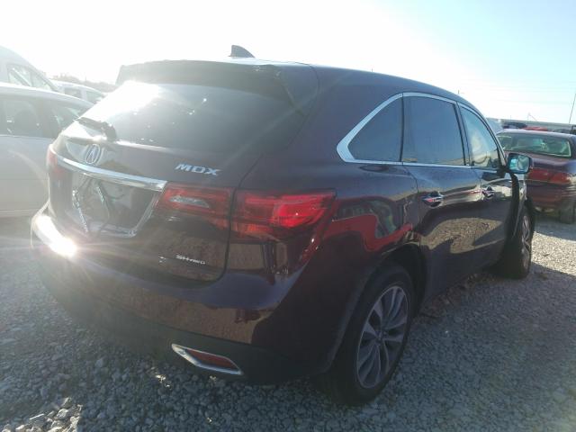 2015 ACURA MDX TECHNO 5FRYD4H49FB003333