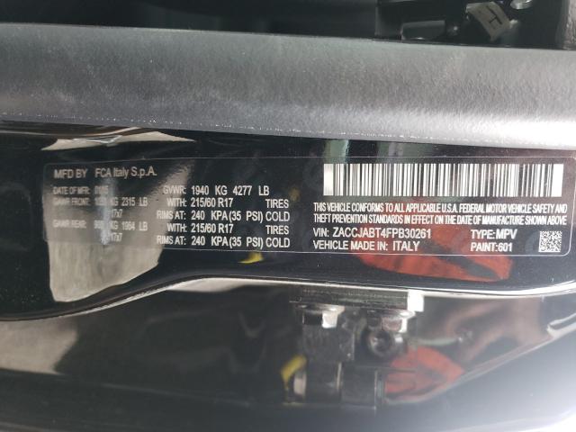 2015 JEEP RENEGADE L ZACCJABT4FPB30261