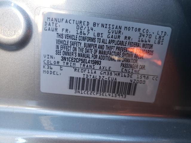 2014 NISSAN VERSA NOTE 3N1CE2CP5EL415993