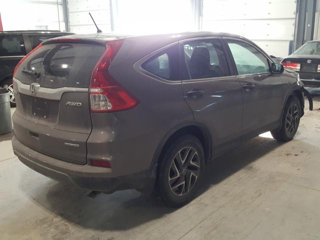 2016 HONDA CR-V SE 5J6RM4H4XGL034315