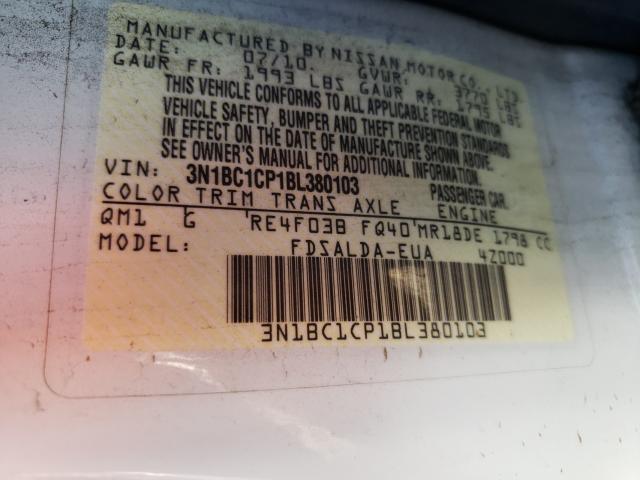2011 NISSAN VERSA S - 3N1BC1CP1BL380103