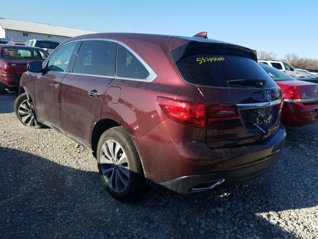 2015 ACURA MDX TECHNO 5FRYD4H49FB003333