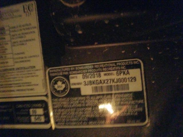 2019 CAN-AM COMMANDER 3JBKGAX27KJ000129