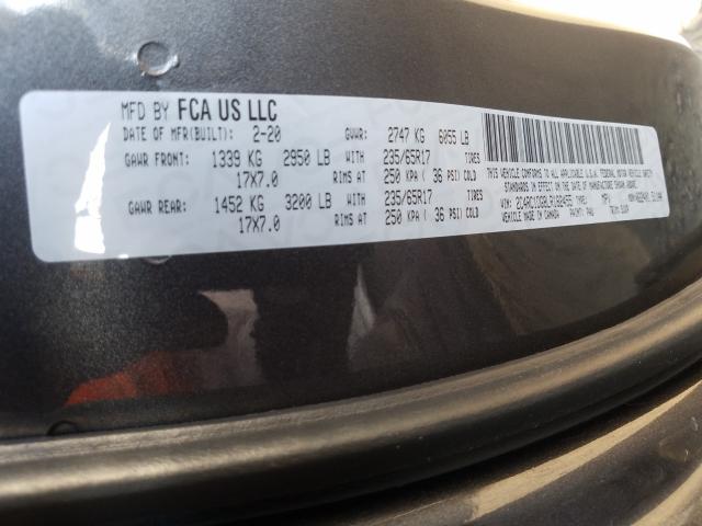 2020 CHRYSLER VOYAGER LX 2C4RC1DG8LR182455