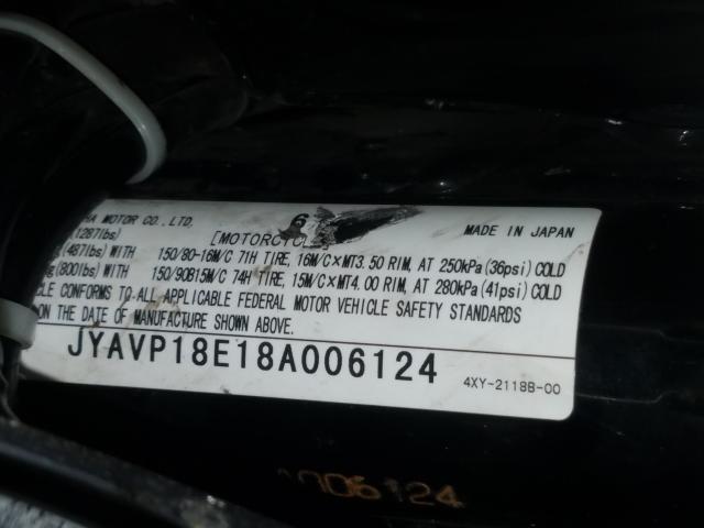 2008 YAMAHA XVZ13 CT JYAVP18E18A006124