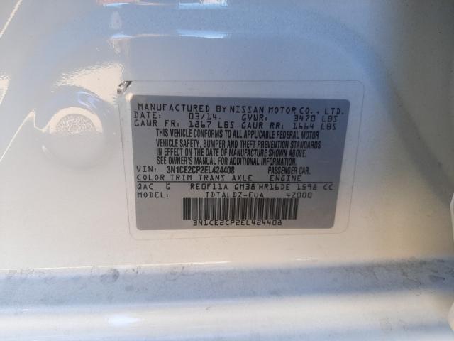 2014 NISSAN VERSA NOTE 3N1CE2CP2EL424408