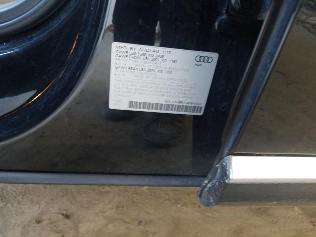 2014 AUDI Q5 PREMIUM WA1LFAFP9EA064541