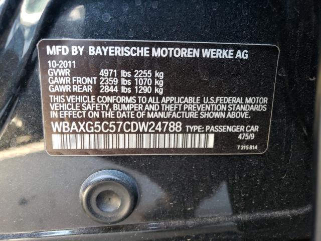 2012 BMW 528 I WBAXG5C57CDW24788