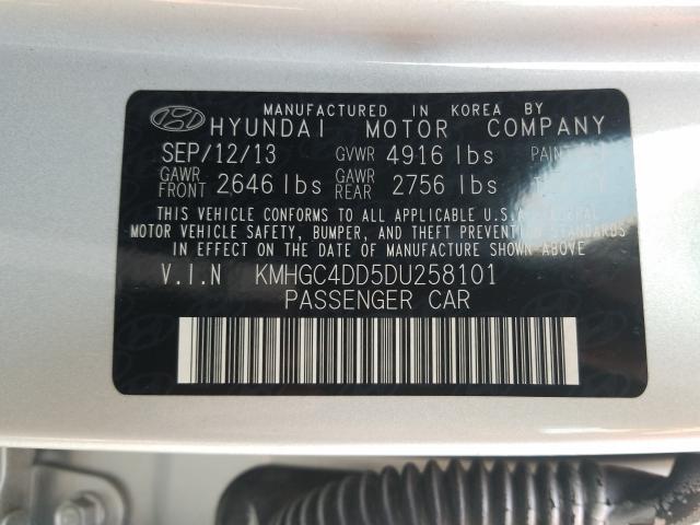 2013 HYUNDAI GENESIS 3. KMHGC4DD5DU258101
