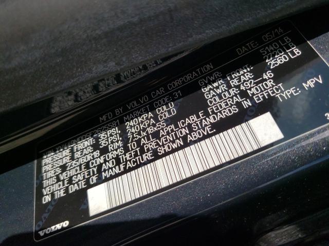 2015 VOLVO XC60 T6 PL YV449MDD5F2625581