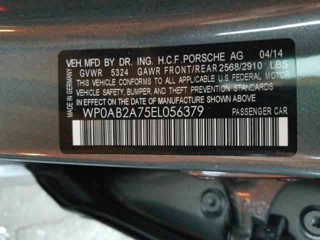 2014 PORSCHE PANAMERA S - WP0AB2A75EL056379