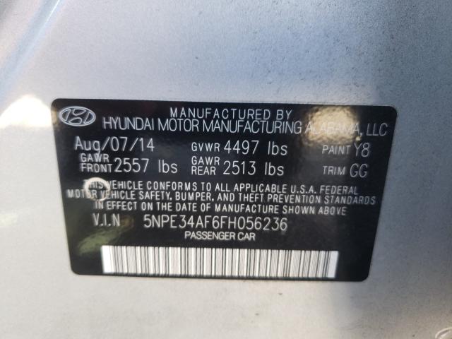 2015 HYUNDAI SONATA SPO 5NPE34AF6FH056236
