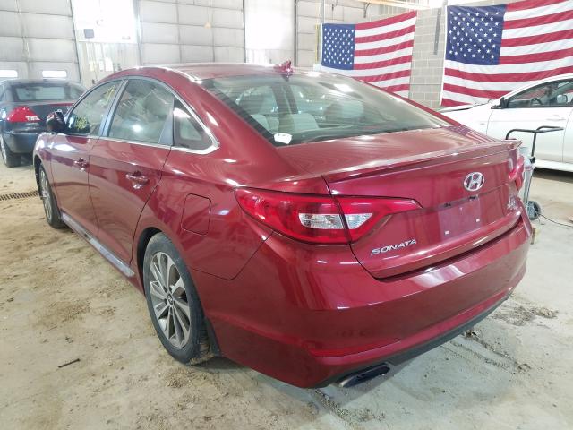 2015 HYUNDAI SONATA SPO 5NPE34AF9FH126764