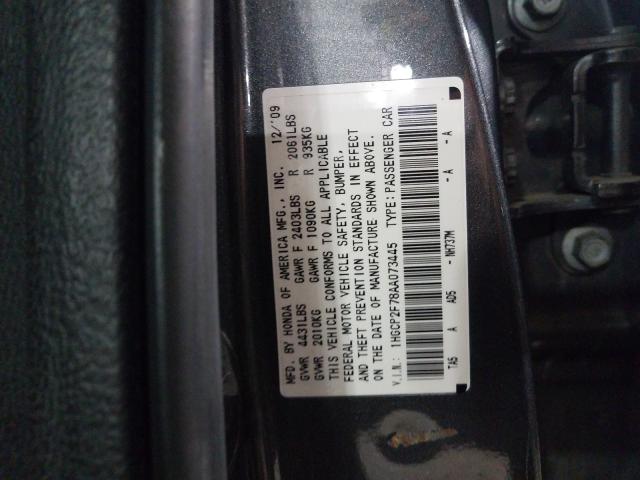 2010 HONDA ACCORD EX 1HGCP2F78AA073445