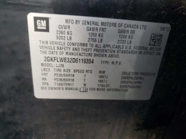 2013 GMC TERRAIN SL 2GKFLWE32D6119354