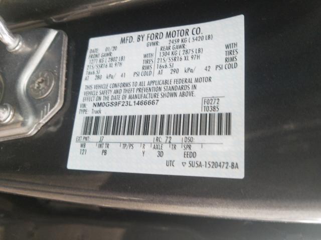 2020 FORD TRANSIT CO - NM0GS9F23L1466667