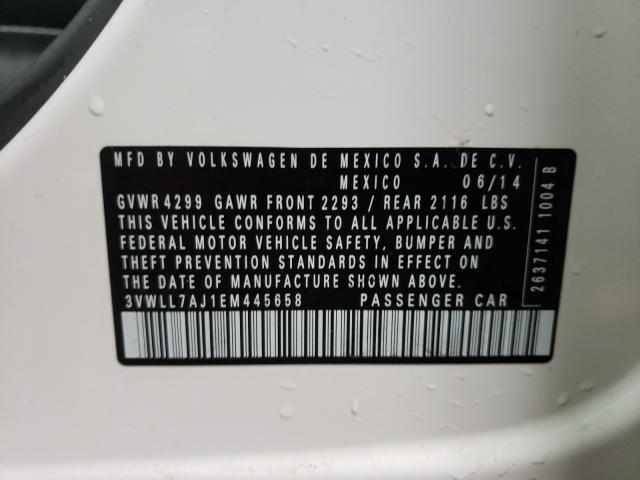 2014 VOLKSWAGEN JETTA TDI 3VWLL7AJ1EM445658