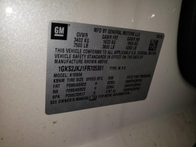 2015 GMC YUKON XL D 1GKS2JKJ1FR705381