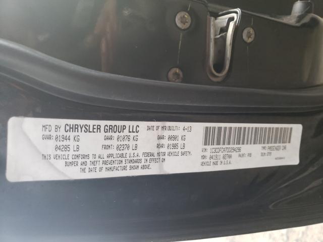 2013 DODGE DART LIMIT 1C3CDFCA7DD294296