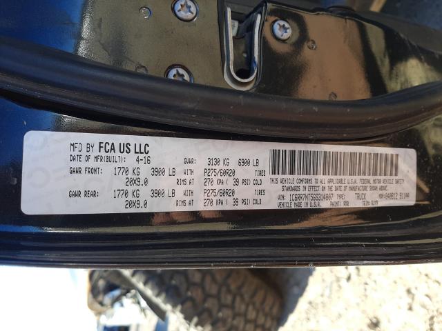 2016 RAM 1500 LARAM 1C6RR7NT5GS314807