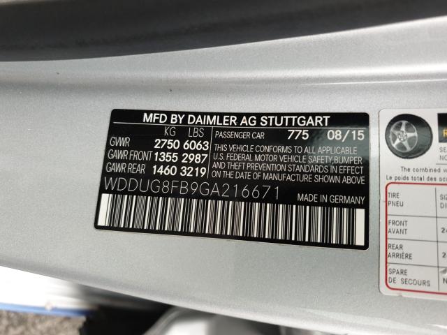 2016 MERCEDES-BENZ S 550 4MAT WDDUG8FB9GA216671