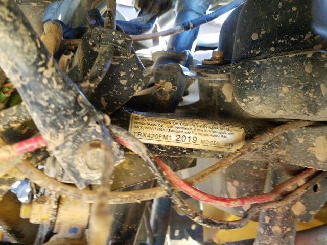 2019 HONDA TRX420 FM 1HFTE4038K4508489