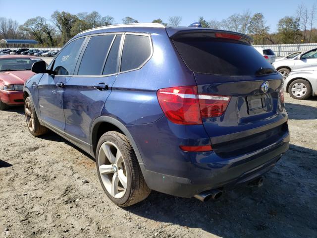 2017 BMW X3 XDRIVE2 5UXWX9C54H0D97243