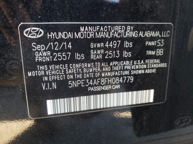 2015 HYUNDAI SONATA SPO 5NPE34AF8FH084779