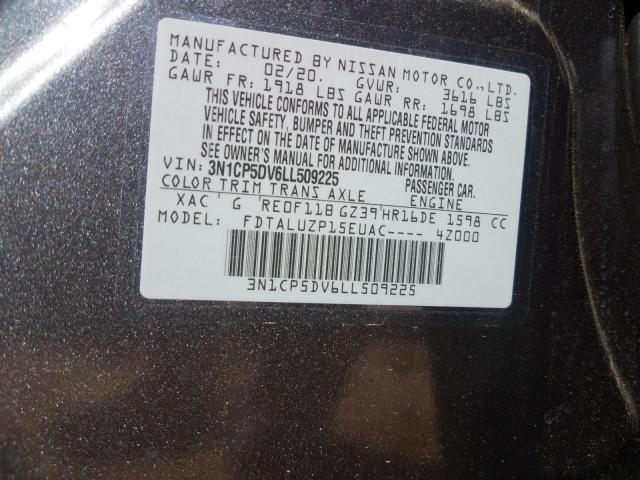 2020 NISSAN KICKS SR 3N1CP5DV6LL509225