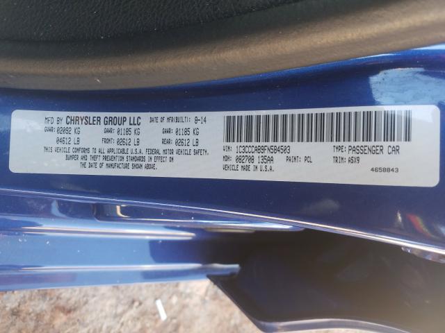 2015 CHRYSLER 200 LIMITE 1C3CCCAB9FN584503
