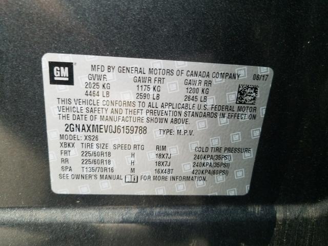 2018 CHEVROLET EQUINOX PR 2GNAXMEV0J6159788