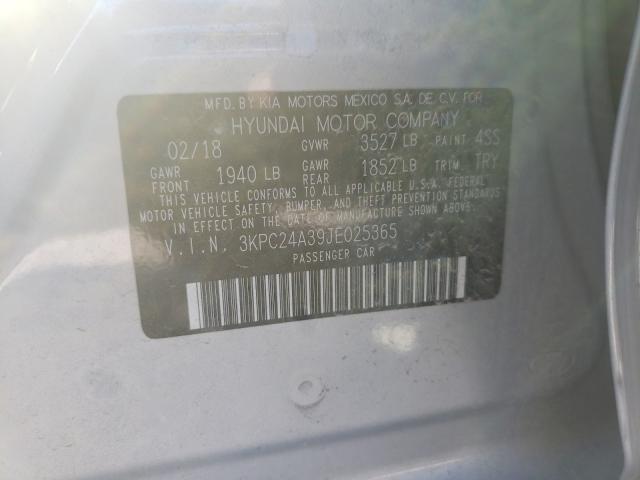 2018 HYUNDAI ACCENT SE 3KPC24A39JE025365