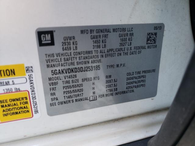 2013 BUICK ENCLAVE 5GAKVDKD3DJ253185