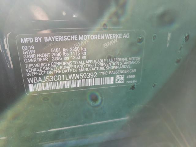 2020 BMW 540 XI WBAJS3C01LWW59392