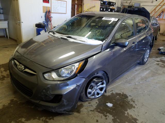 2014 HYUNDAI ACCENT GLS KMHCT5AE9EU148381