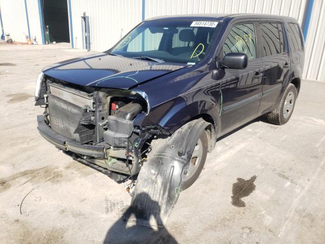 2012 HONDA PILOT LX 5FNYF3H25CB028987