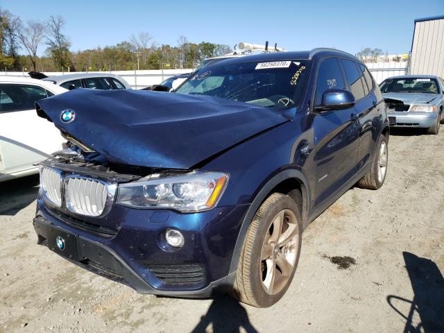 2017 BMW X3 XDRIVE2 5UXWX9C54H0D97243