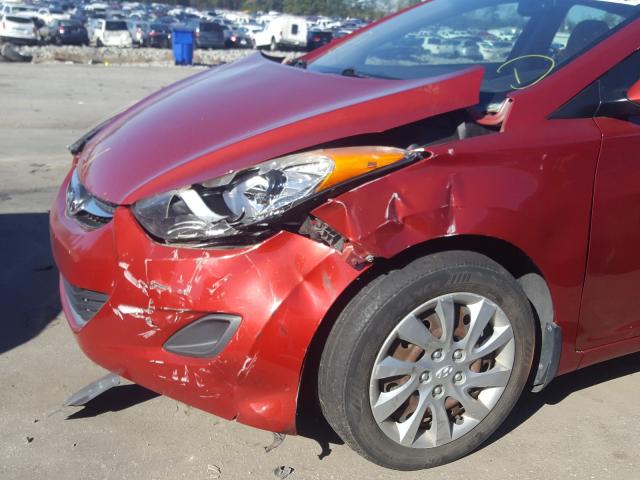 2013 HYUNDAI ELANTRA GL KMHDH4AE1DU487361