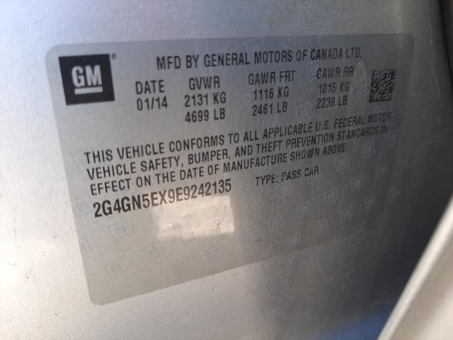 2014 BUICK REGAL PREM 2G4GN5EX9E9242135