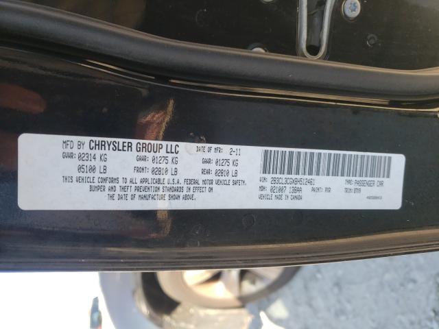 2011 DODGE CHARGER 2B3CL3CGXBH512461