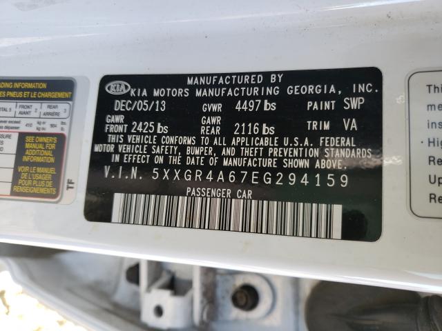 2014 KIA OPTIMA SX 5XXGR4A67EG294159