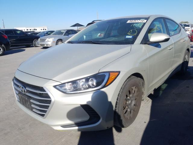 2017 HYUNDAI ELANTRA 5NPD74LF4HH182224