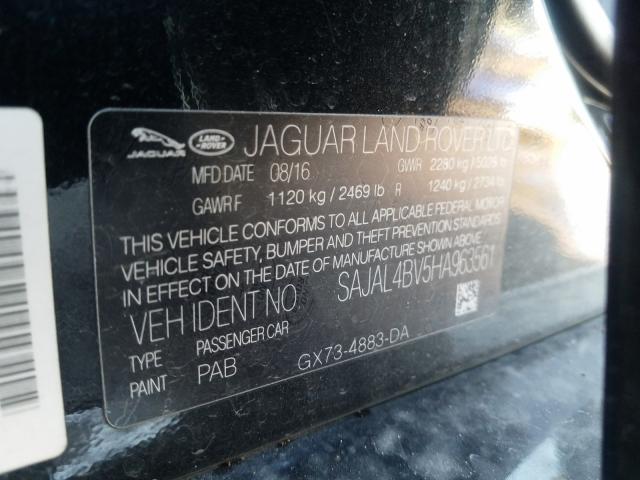 2017 JAGUAR XE R - SPO SAJAL4BV5HA963561