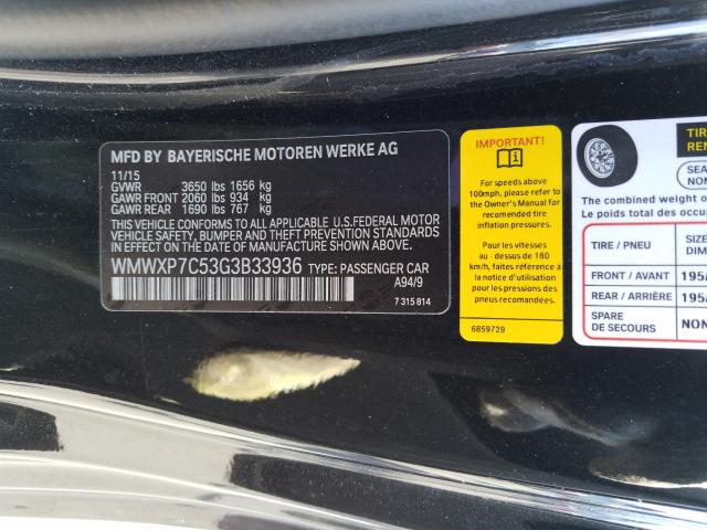 2016 MINI COOPER S WMWXP7C53G3B33936