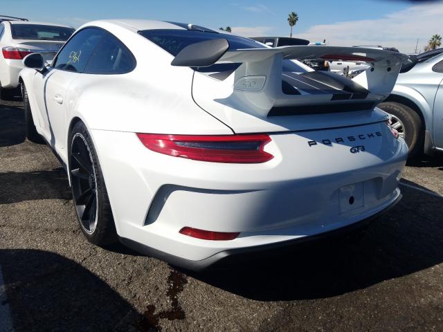 VIN WP0AC2A91JS174072 2018 Porsche 911, GT3 no.3