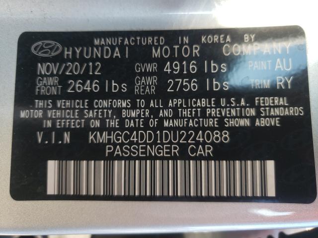 2013 HYUNDAI GENESIS 3. KMHGC4DD1DU224088