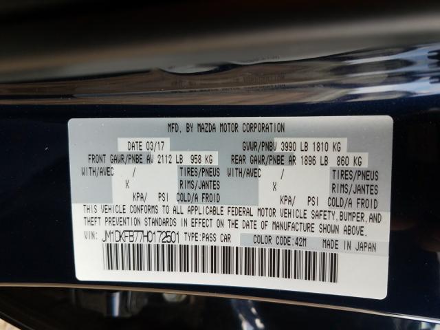 2017 MAZDA CX-3 SPORT JM1DKFB77H0172501