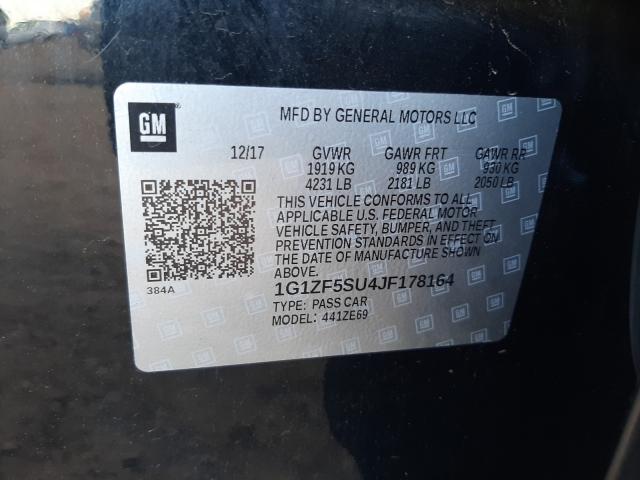 2018 CHEVROLET MALIBU HYB 1G1ZF5SU4JF178164